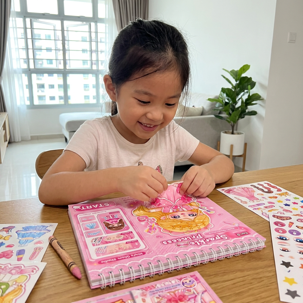 Princess Dress-Up Sticker Activity Book
