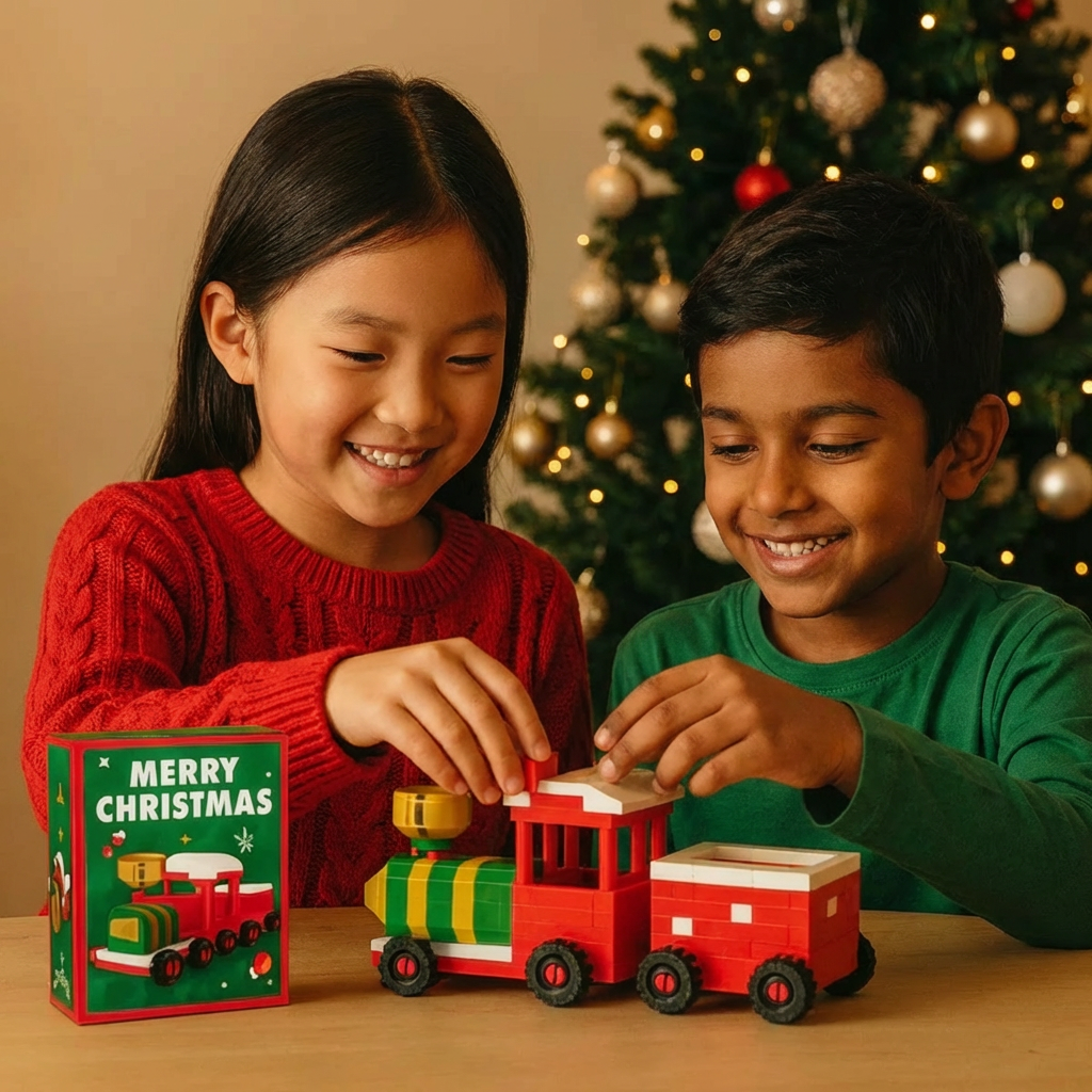 Creative Building Block Christmas Figures - Fun for the Whole Family