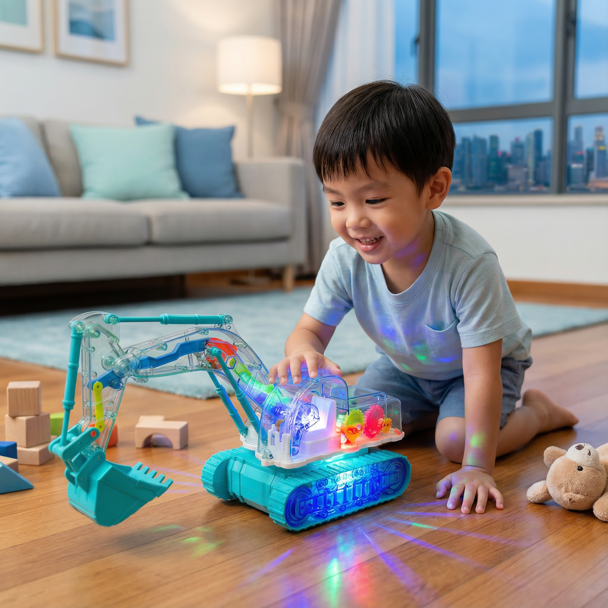 Dancing And Light-Up Musical Digger