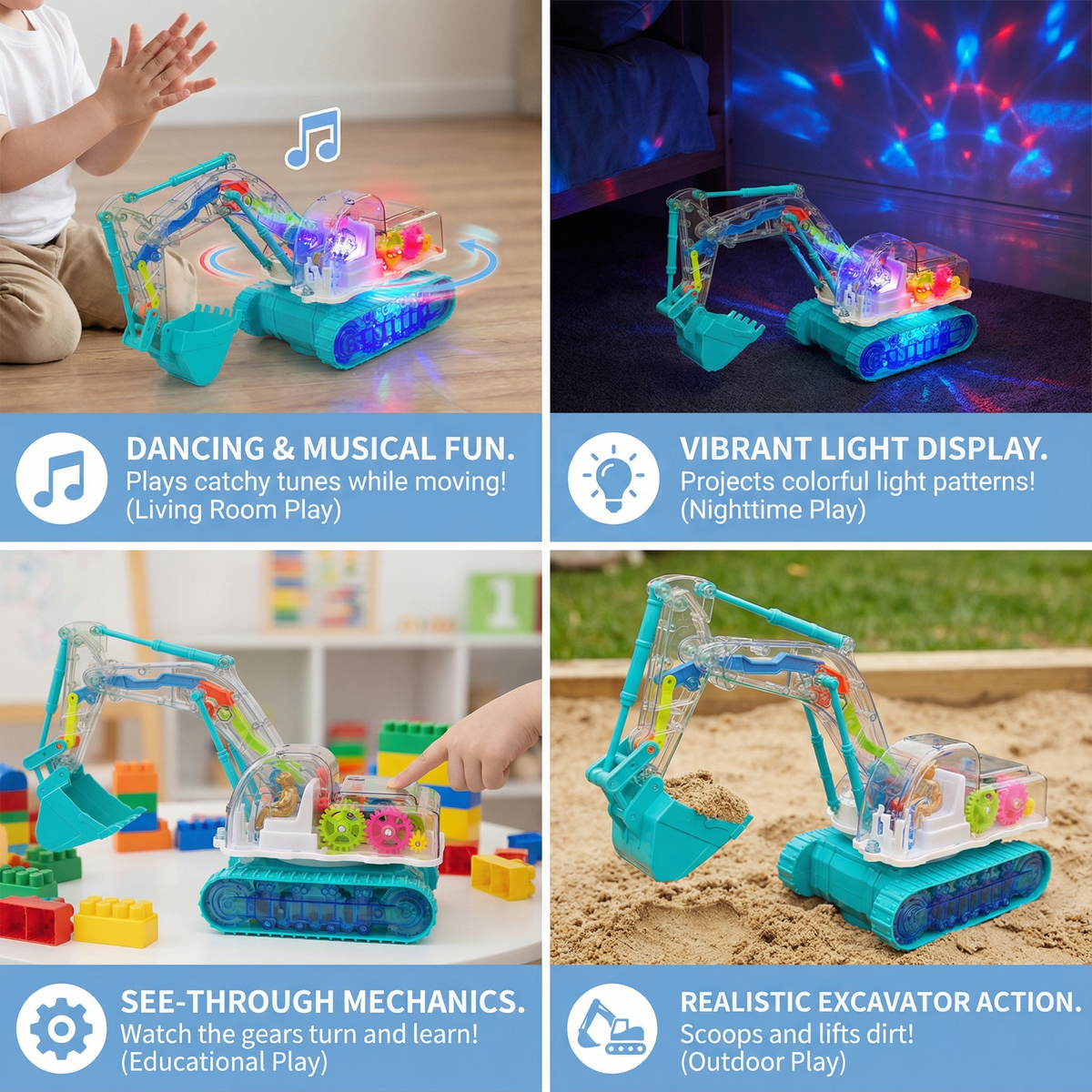 Dancing And Light-Up Musical Digger