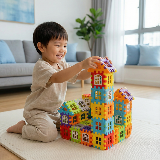 Montessori Window Building Blocks for Kids