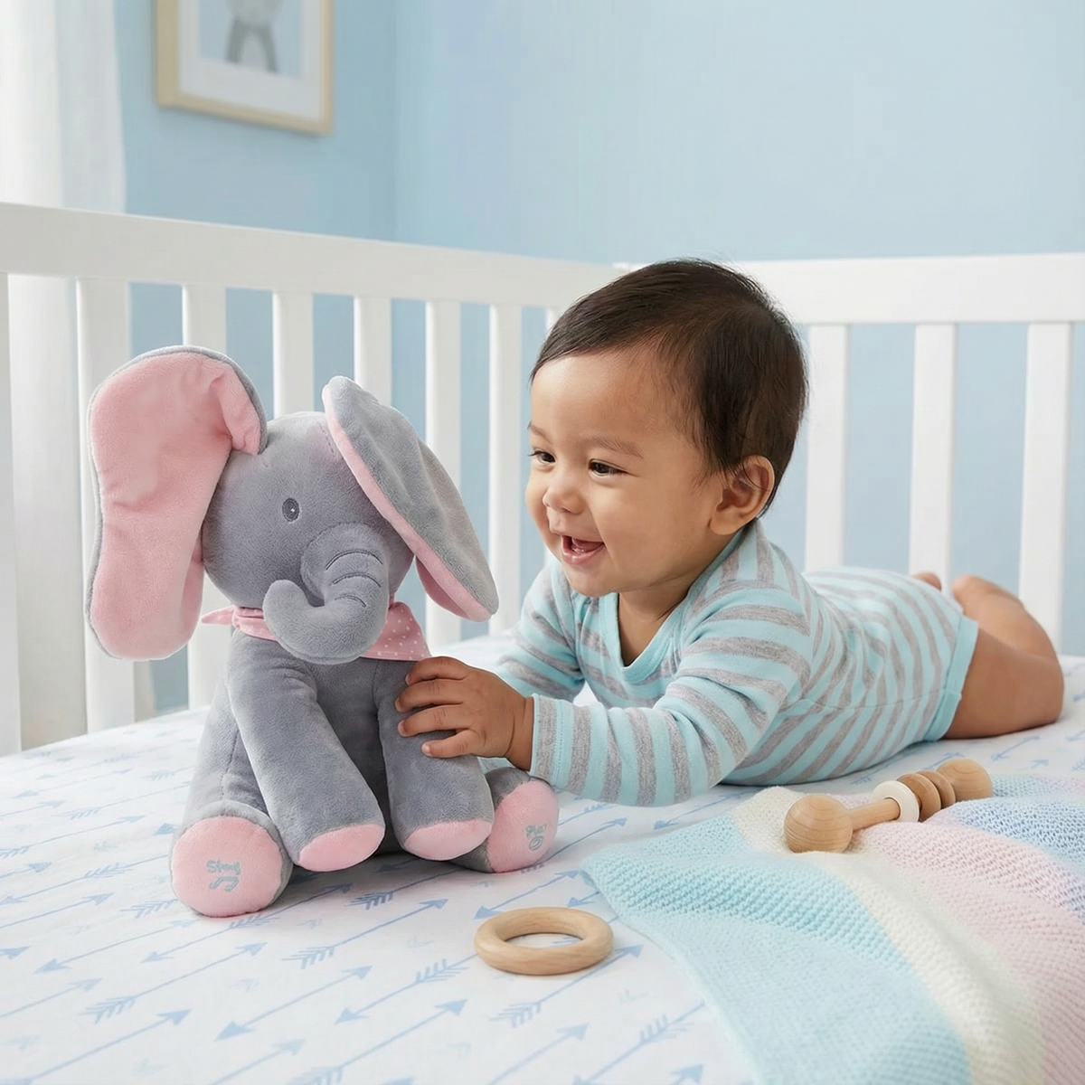 Peek-A-Boo-Elephant - Interactive Plush Toy