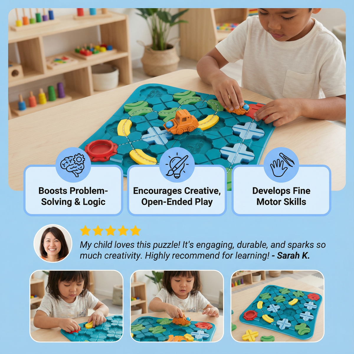Montessori Road Puzzle