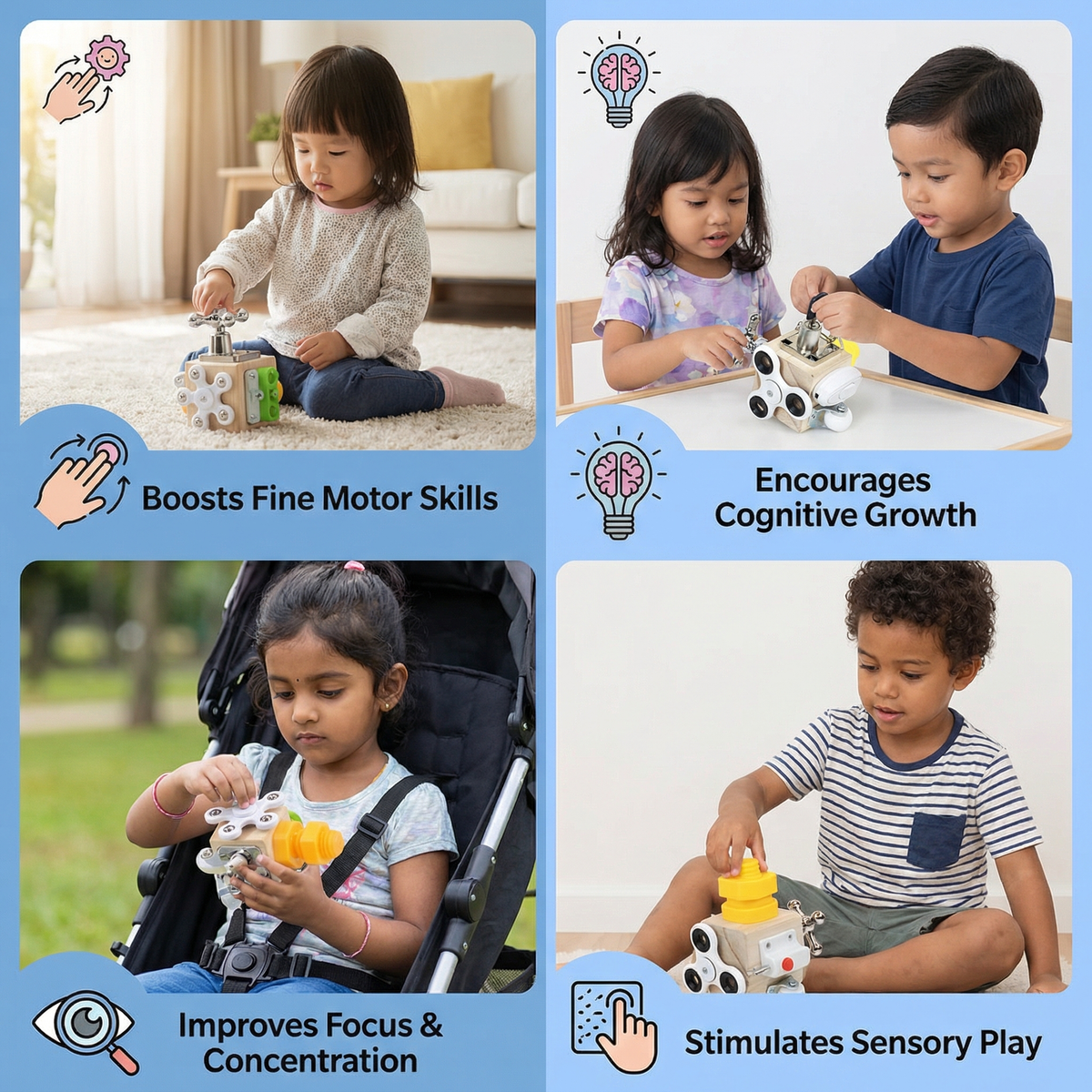 Montessori Play & Learn Cube