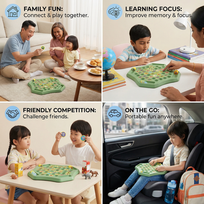 Animal Coin Memory Game Board