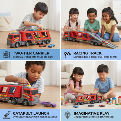 Racing Track Toy Truck for Children