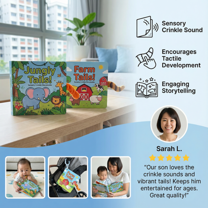 Sensory Crinkle Storybook for Toddlers