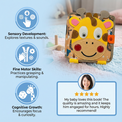 Montessori Sensory Giraffe Story Book