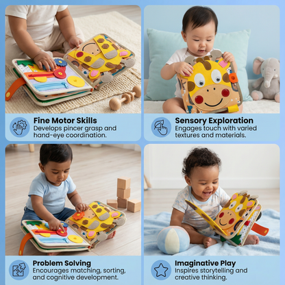 Montessori Sensory Giraffe Story Book