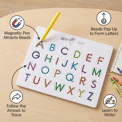 Educational Magnetic Bead Writing Learning Board
