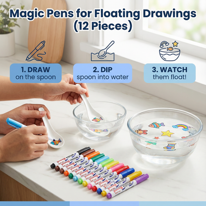 Magic Pens for Floating Drawings (12 Pieces)