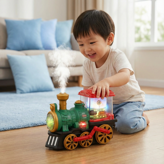 Smart Kids Steam Locomotive with Real Steam