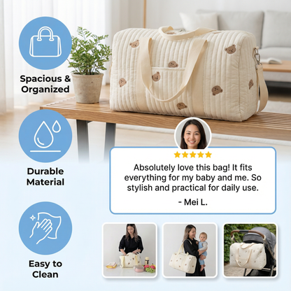 Large Mommy Baby Bag – Space for Everything Moms Need!