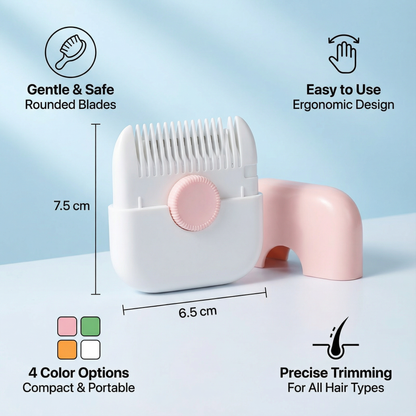Child-Friendly and Gentle Haircut Comb