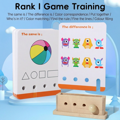 Wooden Logic Decoding Learning Game for Children - Promoting Early Skills