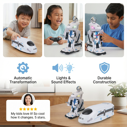 Transforming Robot Train Toy