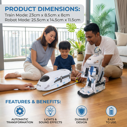 Transforming Robot Train Toy