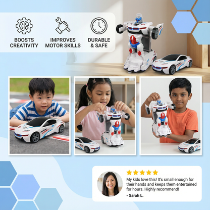 Transformable Race Car Toy
