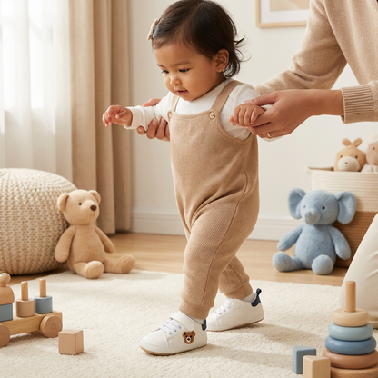 Toddler Shoes with Cute Bear Design