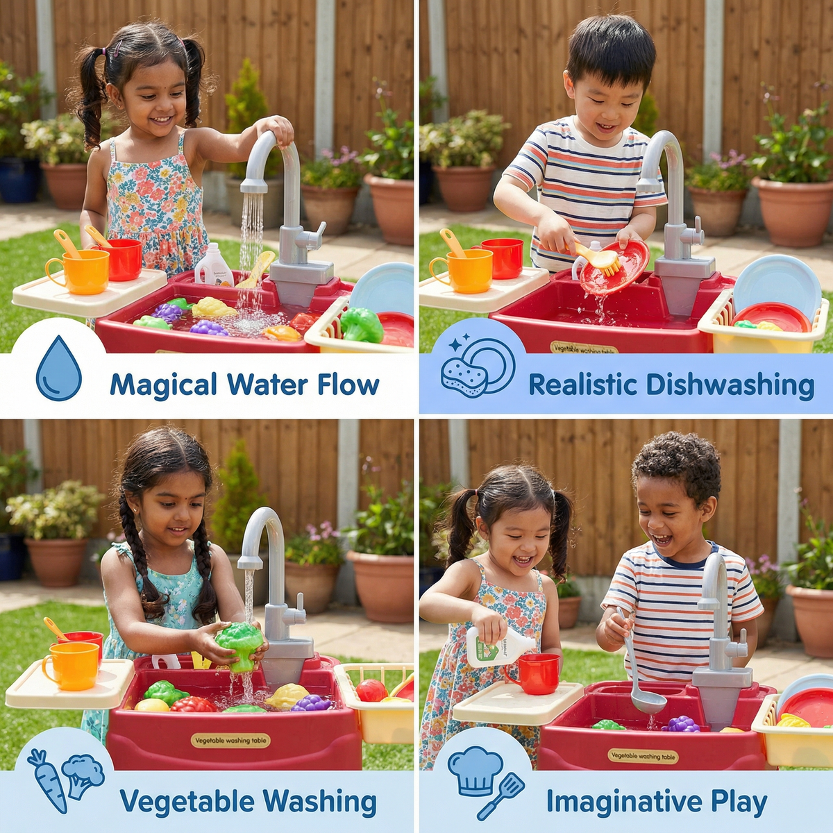 Water Wonder – Play Kitchen with Magical Water Tap