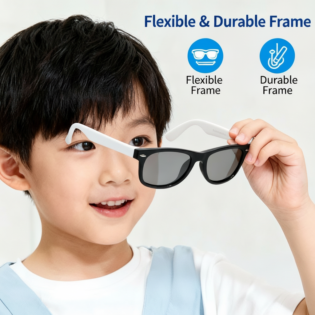 Kids Flex Sunglasses with Flexible and Durable Frame