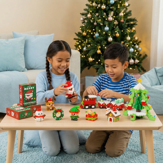 Creative Building Block Christmas Figures - Fun for the Whole Family