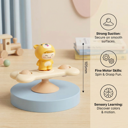 Montessori Suction Cup Spinner – Rotating Learning Toy